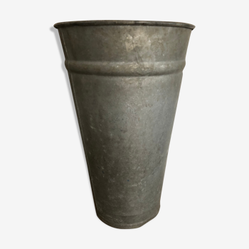 Large zinc florist pot