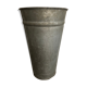 Large zinc florist pot
