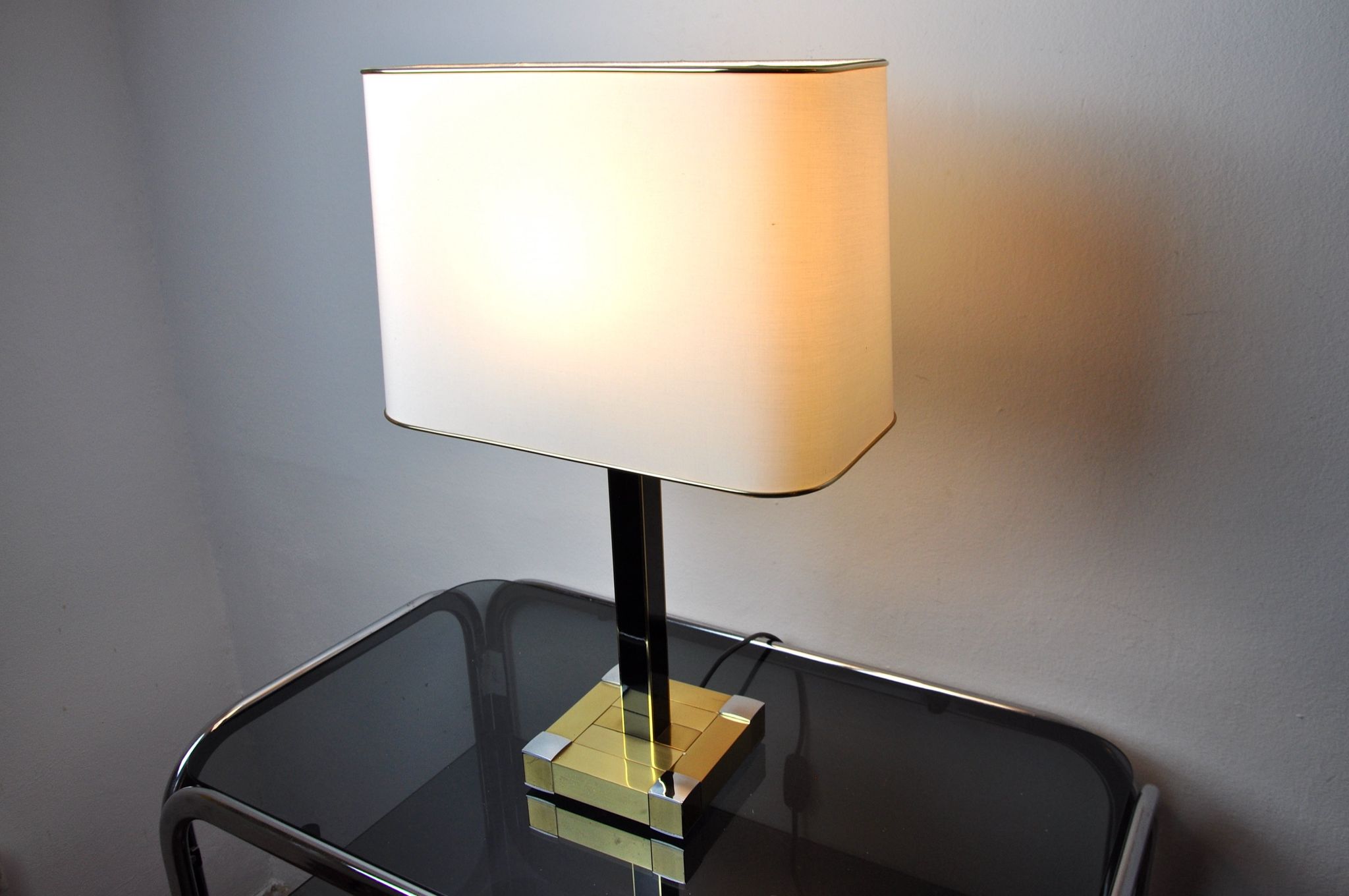Lampe de table regency par Bd Lumica, Italie, 1970