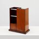 Early Art Deco umbrella stand in wood and metal, France ca. 1910