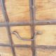 Old Vintage Indian Box on Wooden Wheels Early 20th S