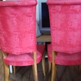 6 leatherette chairs