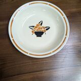 Badonviller serving dish/salad bowl, "jade" model