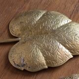 Empty old brass leaf bags