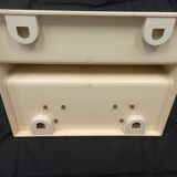 Plastic shelf with coat hang by Kartell
