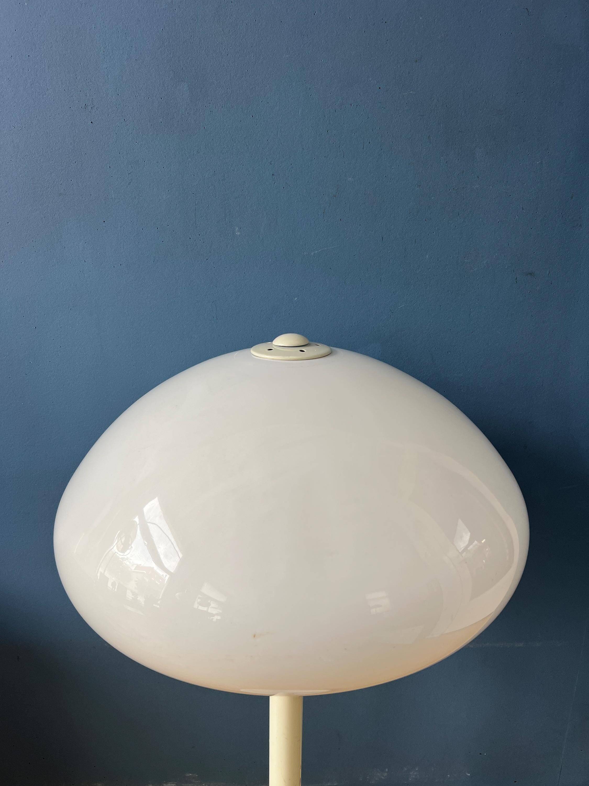 Lampadaire Dijkstra UFO Space Age blanc