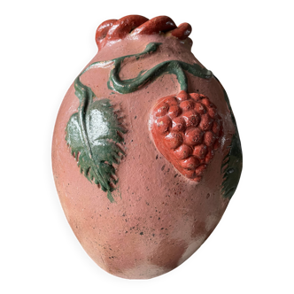 Vase vintage en céramique artisanale