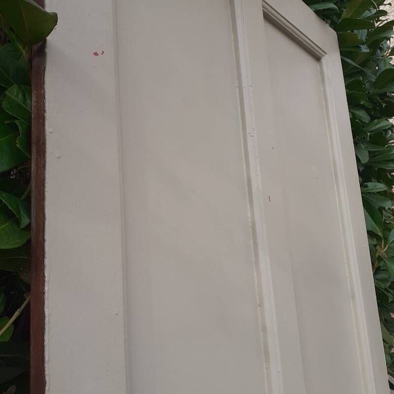 Old exterior entrance door solid H225xW86cm solid wood