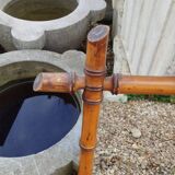 Old bamboo style mirror