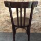 Old Chair Bistro Dark Curved Wood 70s Vintage