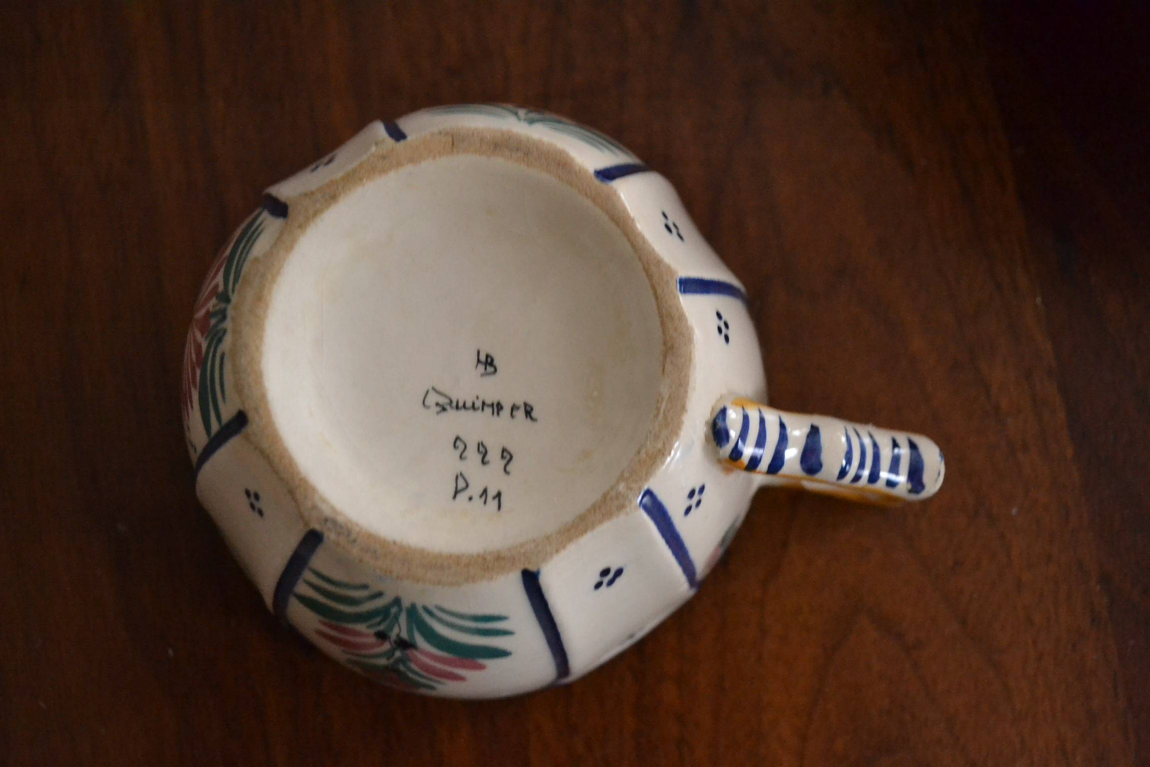Quimper mug