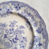 Assiette ancienne en faënce anglaise "asiatic pheasants" b.p. c°