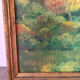 L’arbre des saisons, huile sur toile signé Hildegarde, 1977