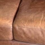 Vintage 2 seater leather sofa