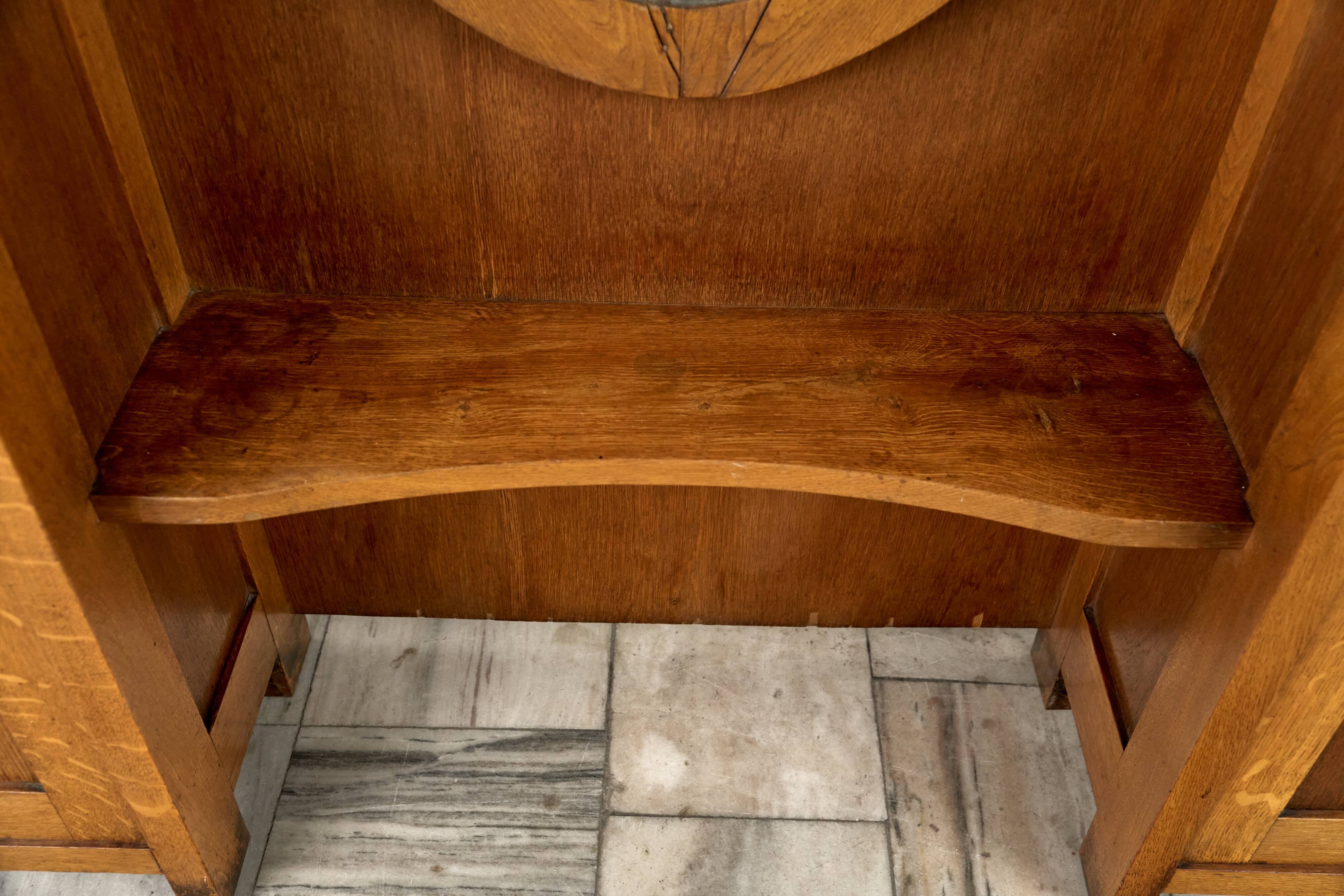 Antique Wooden Vanity, 1920s, Czechoslovakia