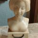 Bust of a woman in alabaster