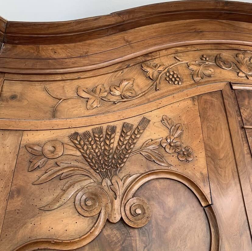 Very beautiful antique wardrobe.