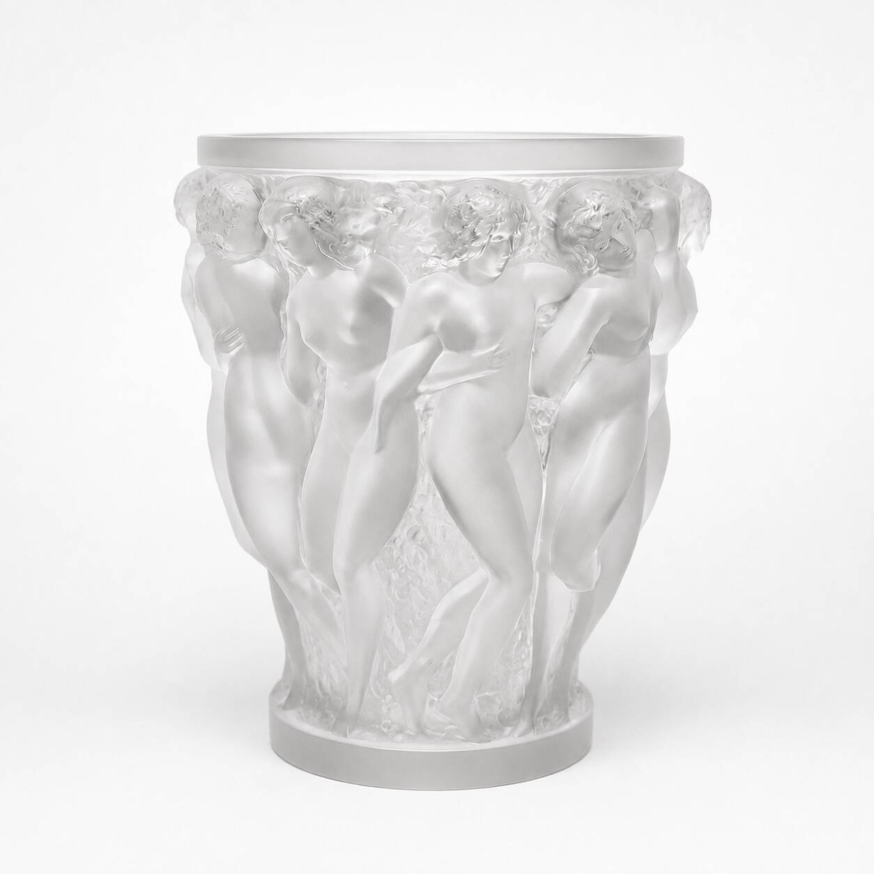 Lalique - Vase - Crystal - Bacchantes Vase Crystal