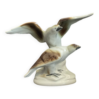 Porcelain figurine of two birds