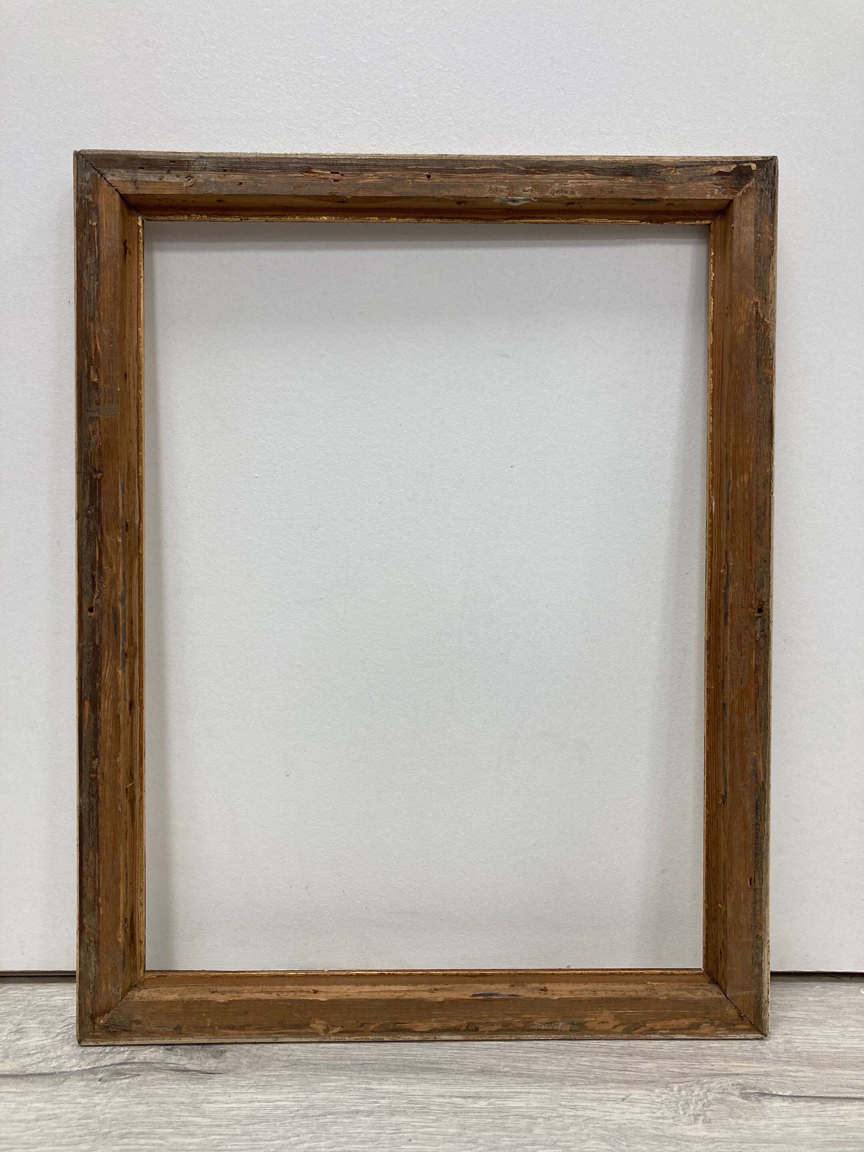 Vintage cream and gold frame