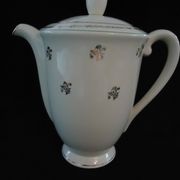 Cafetière, verseuse ancienne en faïence de Gien, modèle Valence