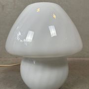 Vintage 'swirl' mushroom lamp