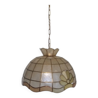 Mother-of-pearl pendant light diameter 41cm