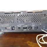 Wood, glass, bakelite, vinyl and brass radio - Bi-amp radio - Philips