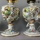 Pair Portuguese porcelain table lamps limited numbered by Alconaca