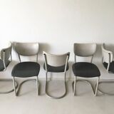 Set of 10 chairs Gebroeders de Wit for Wit Schiedam of model 2011
