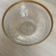 Antique crystal salad bowl