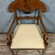 Biedermeier office chair in mahogany nineteenth century