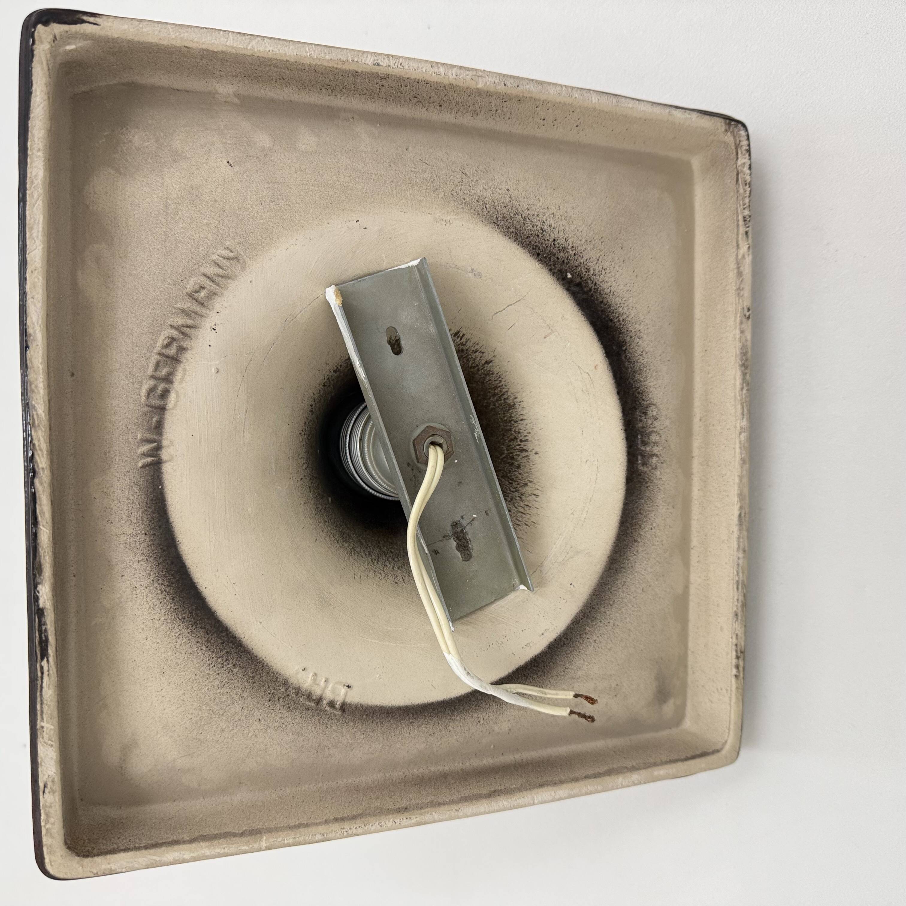 West Germany design ceramic wall / ceiling lamp, 1970’s