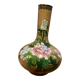 Cloisonned enamel vase