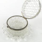 Art Deco bonbonniere, glass, HSG Ząbkowice, Poland, 1930s