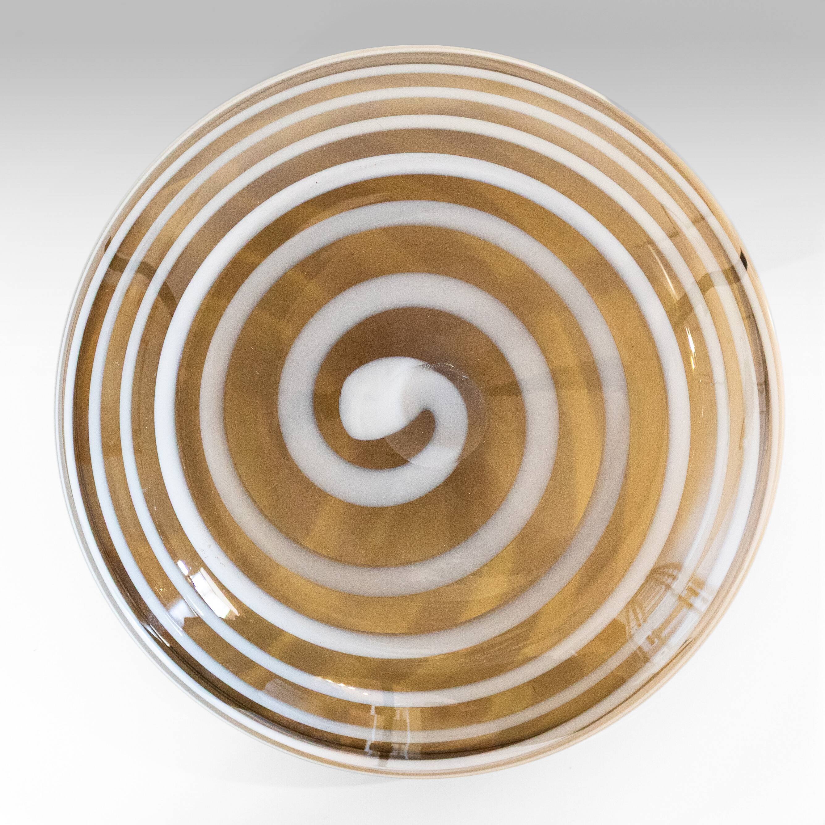 Vase central en verre