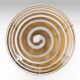 Vase central en verre