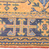 Long hallway turkish runner rug 341x81cm