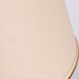 Philippe Barbier lamp travertine brass Hollywood Regency
