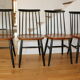 4 fanette chairs by ilmari tapiovaara