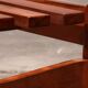 Banc vintage en noyer de Gio Ponti réalisé par Fratelli Reguitti, 1950