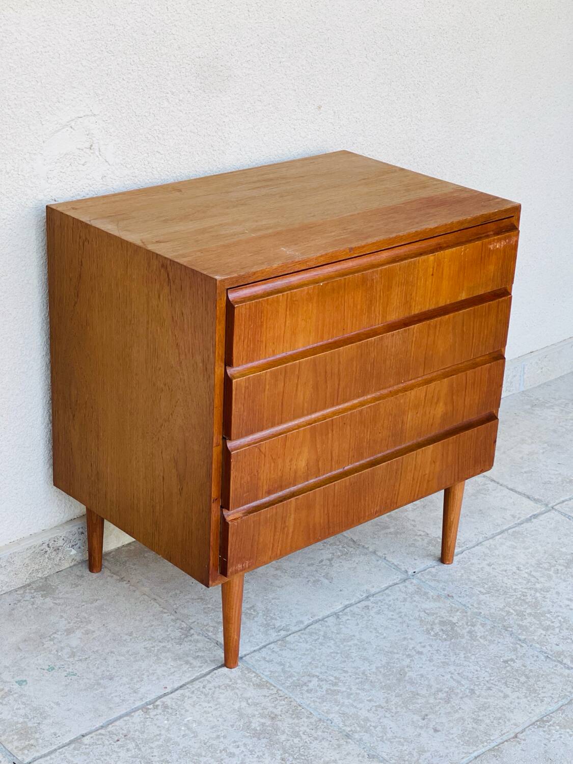 Scandinavian teak chest of drawers