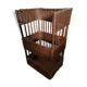 Basket display hutch to rattan bread wicker bakery baker trade