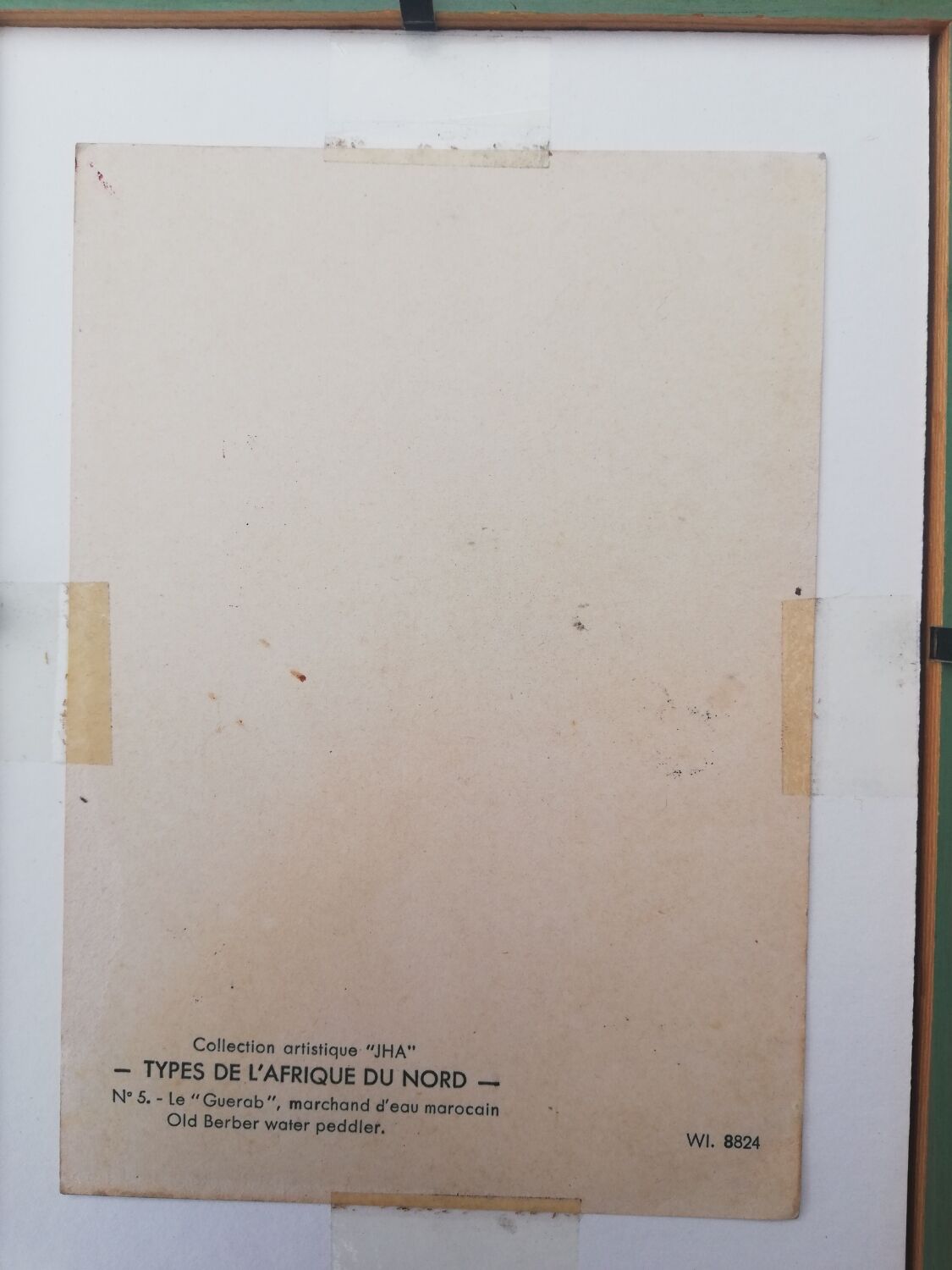 Postcard Artistic Collection JHA, Types of North Africa, n°5 The Guerab, Moroccan Water Merchant