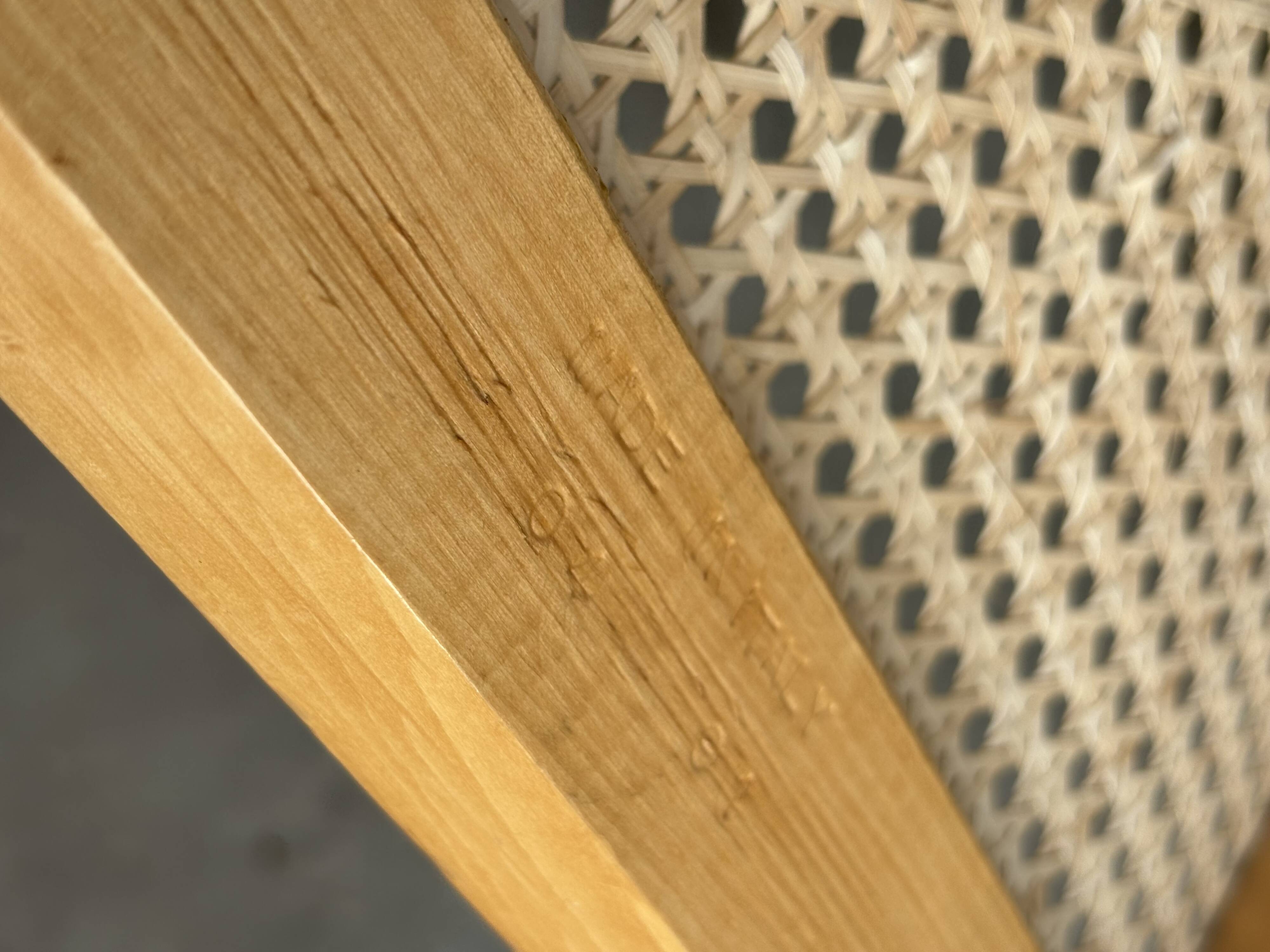 Set of 4 chairs model Cesca B32 designed by Marcel Breuer design