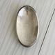 Silver-plated metal empty pocket on ball feet