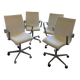 Oxford armchair Arne Jacobsen Fritz Hansen white leather swivel