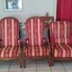 Lot de 5 fauteuils (2 voltaire et 3 fauteuils classiques bois massif)