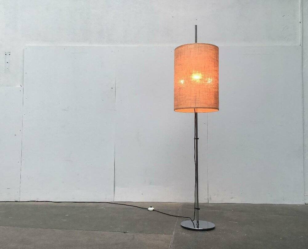 German floor lamp from the mid-century space age by Staff Leuchten, 1960s.