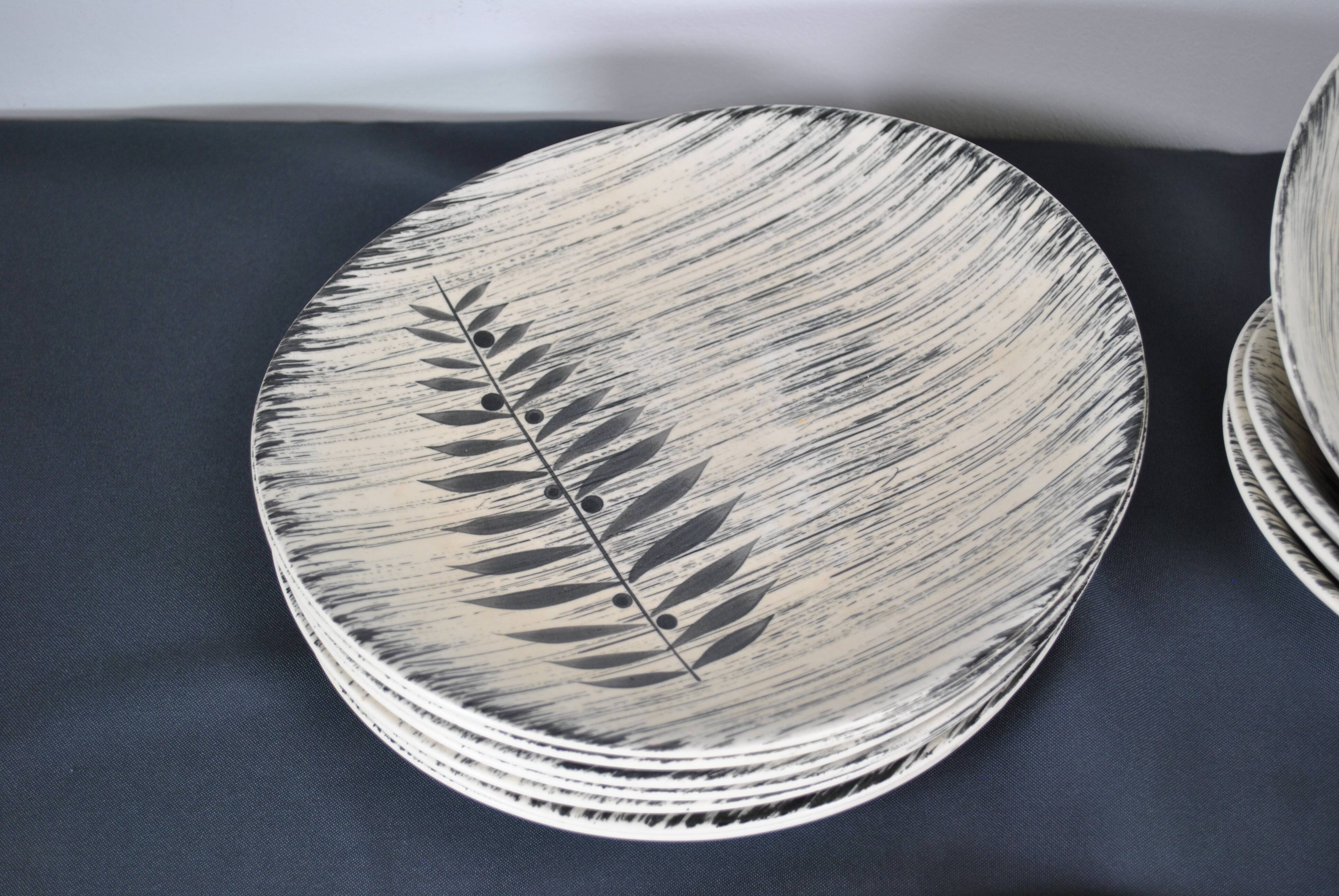 Assiettes Salins 1970